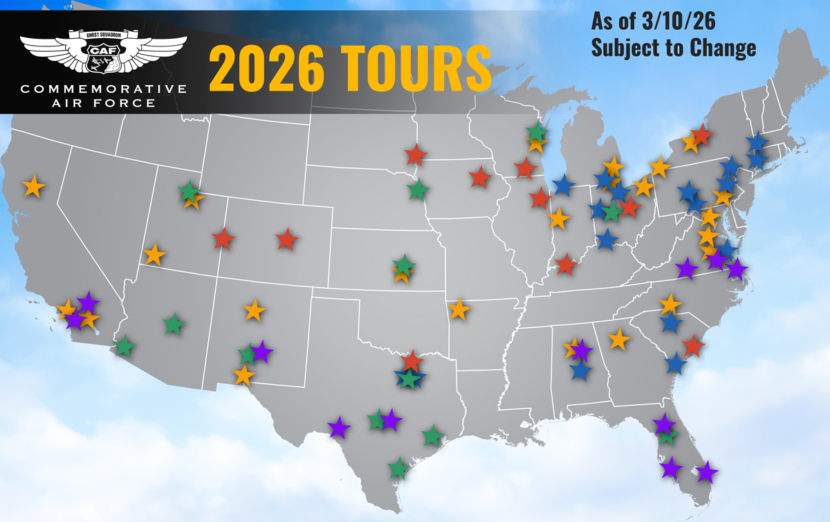 USA map with locations